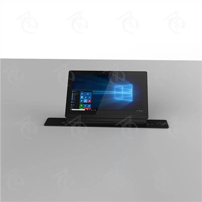 Monitor ta 'Mejjel Aġġustabbli Retractable Motorizzat ta' 17'' b'Display Elettroniku ta 'Signare